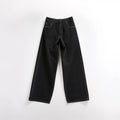 Women's High-Waist Wide Leg Black Jeans